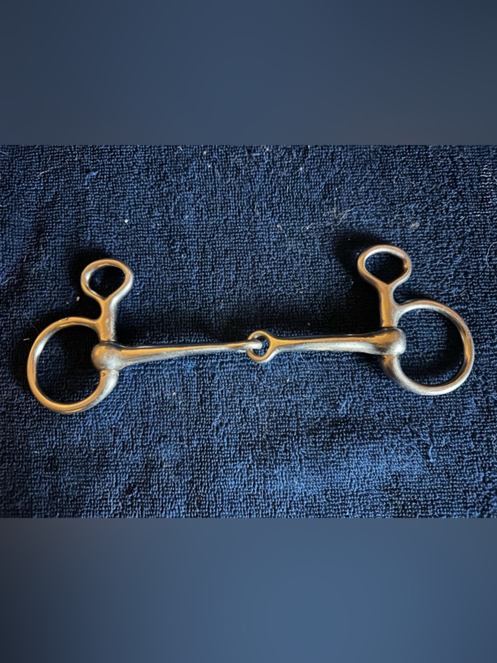 Korsteel Stainless Steel Jointed Baucher Bit Hanging Bit For Sensitive Horses 6”